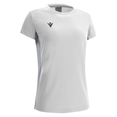 Футболка спортивная женская MACRON LUTE T-SHIRT WHITE/SILVER