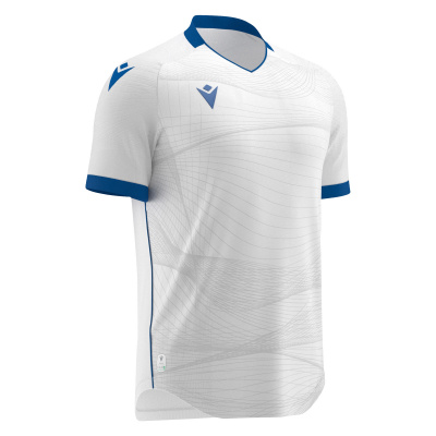 Футболка спортивная MACRON WYVERN ECO SHIRT WHITE/ROYAL BLUE