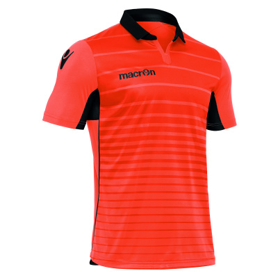 Футболка спортивная MACRON TABIT SHIRT ORANGE/BLACK