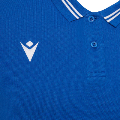 Поло парадное MACRON YUKAR POLO ROYAL BLUE/WHITE