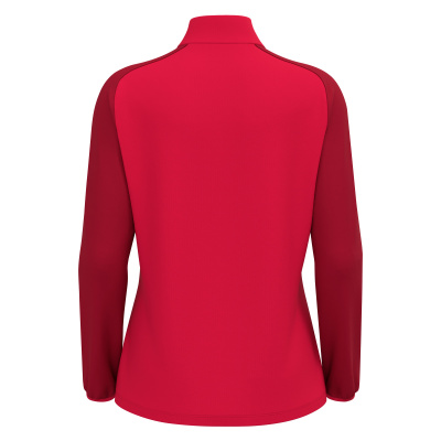 Толстовка тренировочная женская MACRON LENA TRAINING 1/4 ZIP TOP RED/DARK RED