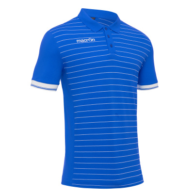 Поло парадное MACRON JUNGLE POLO ROYAL BLUE/WHITE