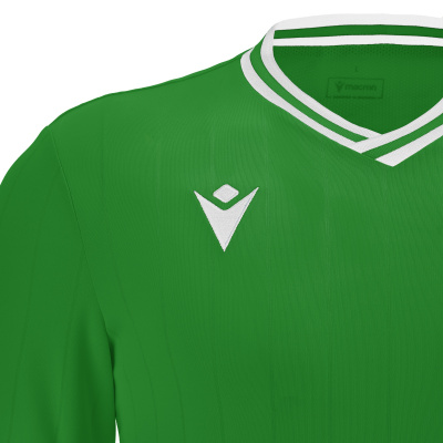 Футболка спортивная MACRON HALLEY SHIRT GREEN/WHITE