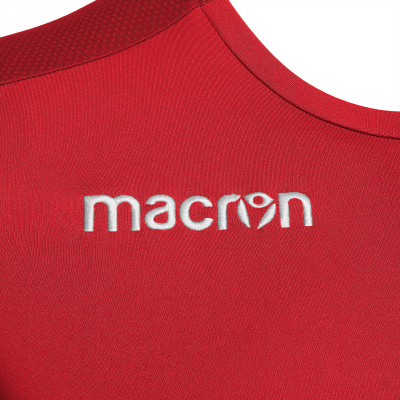 Футболка спортивная MACRON TITAN SHIRT RED/WHITE