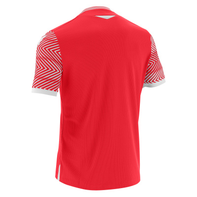 Футболка спортивная MACRON TUREIS ECO SHIRT RED/WHITE