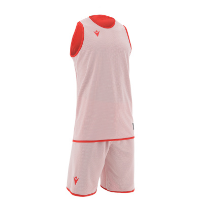Комплект баскетбольный MACRON X500 SET REVERSIBLE RED/WHITE
