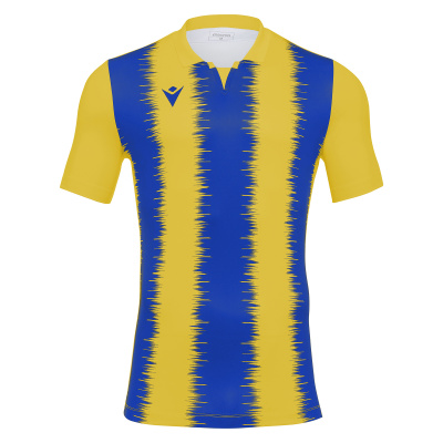 Футболка спортивная MACRON MIRAM SHIRT YELLOW/ROYAL BLUE
