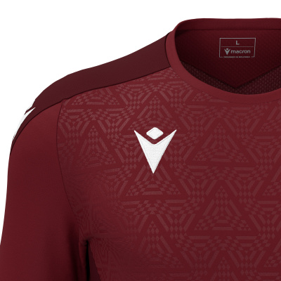 Футболка спортивная MACRON WISP SHIRT CARDINAL/DARK CARDINAL