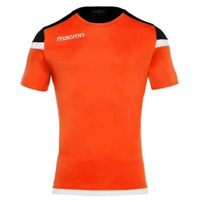 Футболка спортивная MACRON TITAN SHIRT ORANGE/BLACK