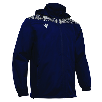 Куртка спортивная MACRON LAHTI MESH LINED SHOWERJACKET NAVY/WHITE