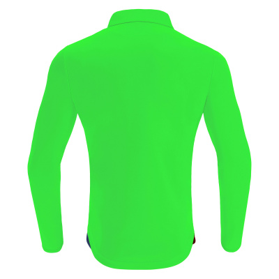 Футболка спортивная MACRON NUNKI SHIRT LS NEON GREEN/NAVY/RED