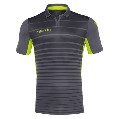 Футболка спортивная MACRON TABIT SHIRT ANTHRACITE/NEON YELLOW