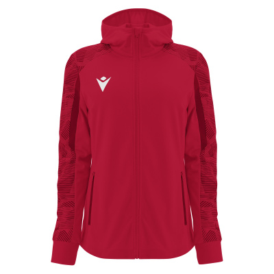 Олимпийка парадная женская MACRON APHRODITE FULL ZIP TOP RED/DARK RED