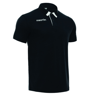 Поло парадное MACRON SWING POLO BLACK/WHITE