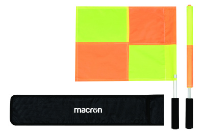 Флаг арбитра MACRON LINESLEEVELESSAN KIT 2 STICKS + 2 FLAGS (IN BAG) NEON YELLOW/ORANGE