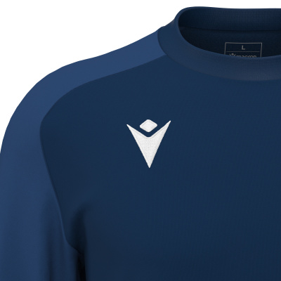 Толстовка тренировочная MACRON THALOS TRAINING TOP NAVY/LIGHT NAVY