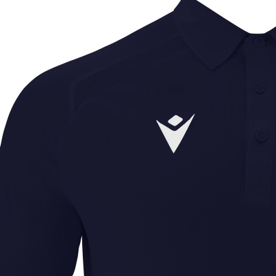 Поло спортивное MACRON HUTTON MATCH DAY SHIRT NAVY