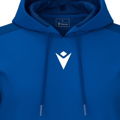 Худи спортивное MACRON HORN HOODY POLY ROYAL BLUE/DARK ROYAL BLUE