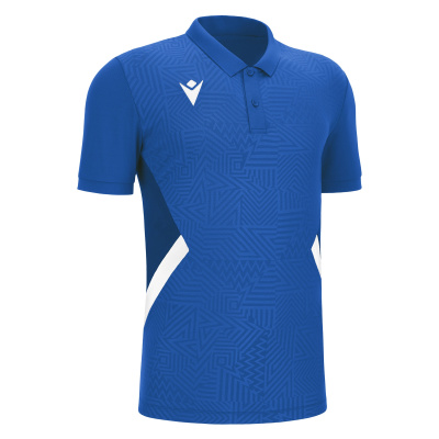 Поло парадное MACRON RAP POLO ROYAL BLUE/WHITE