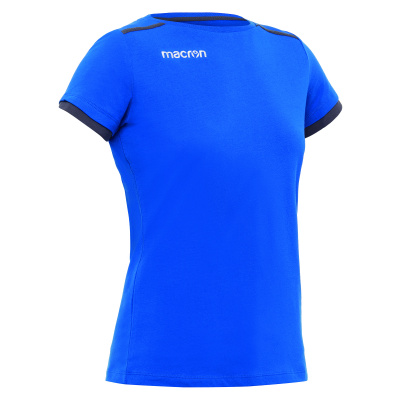 Футболка спортивная женская MACRON VIOLIN T-SHIRT ROYAL BLUE/WHITE