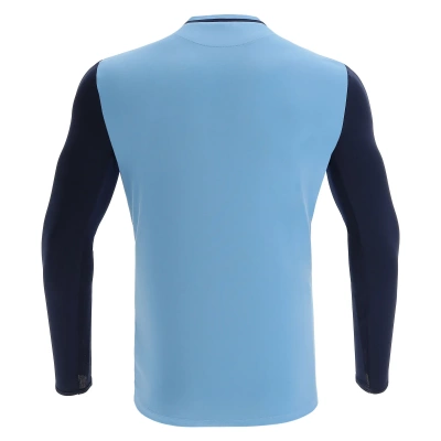 Футболка спортивная MACRON DENEB SHIRT LS COLUMBIA/NAVY/WHITE