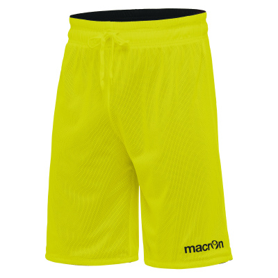 Шорты спортивные MACRON DENVER SHORT REVERSIBLE BLACK/YELLOW