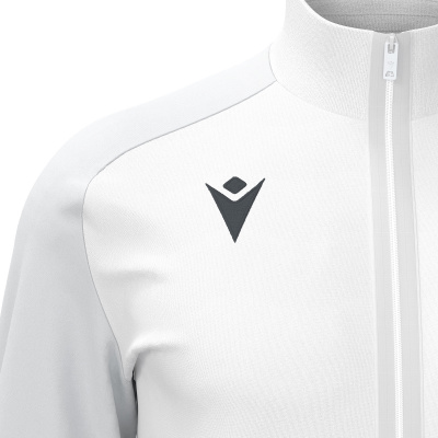 Олимпийка парадная MACRON ANUBIS FULL LENGTH ZIP TOP WHITE/LIGHT GREY