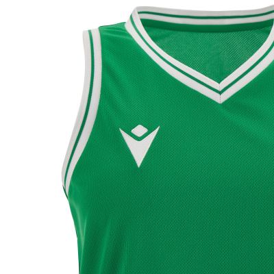Майка спортивная MACRON TELLURIUM ECO WOMAN SHIRT GREEN/WHITE