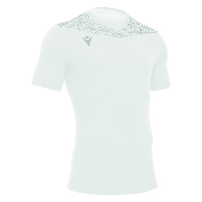 Футболка спортивная MACRON NASH SHIRT WHITE/SILVER