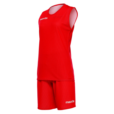 Комплект баскетбольный MACRON F400 SET REVERSIBLE RED/WHITE