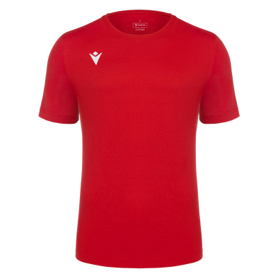 Футболка спортивная х/б MACRON BOOST ECO T-SHIRT RED