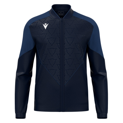 Олимпийка спортивная MACRON MORPHEUS MICROFIBER FULL LENGTH ZIP TOP NAVY/LIGHT NAVY