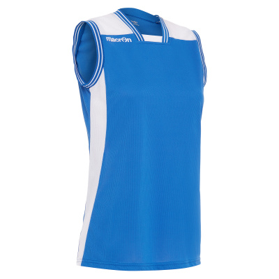 Майка спортивная MACRON RADON WOMAN SHIRT ROYAL BLUE/WHITE