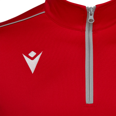 Толстовка тренировочная MACRON HAVEL 1/4 ZIP TOP RED