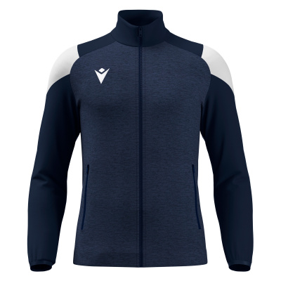 Олимпийка спортивная MACRON VANIR FULL LENGTH ZIP TOP NAVY/WHITE