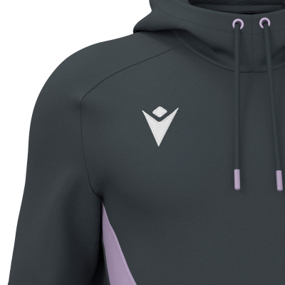 Худи спортивное MACRON FENDERS HOODED SWEATSHIRT ANTHRACITE/LILAC