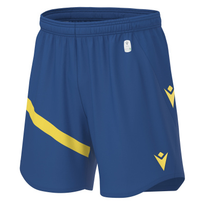 Шорты спортивные MACRON SHEN ECO SHORTS ROYAL BLUE/YELLOW