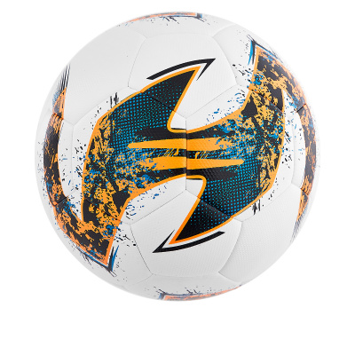 Мяч футбольный тренировочный MACRON LANCER N.5 BALL WHITE/BLACK/ORANGE