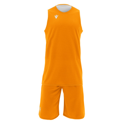 Комплект баскетбольный MACRON X500 SET REVERSIBLE ORANGE/WHITE