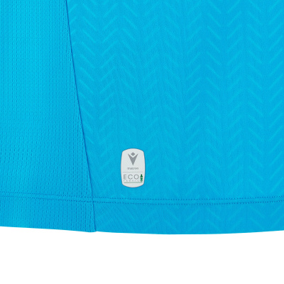 Футболка судейская проф. MACRON PONNET ECO SHIRT LS NEON SKY BLUE