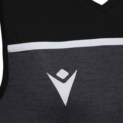 Майка спортивная MACRON THALLIUM SLEEVELESS SHIRT BLACK/WHITE
