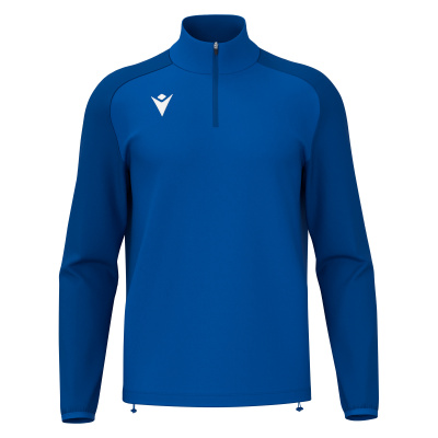 Толстовка тренировочная MACRON ISEN 1/4 ZIP TOP ROYAL BLUE/DARK ROYAL BLUE