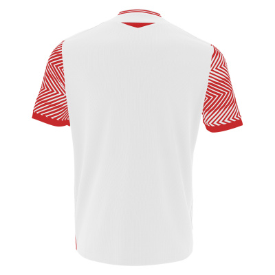 Футболка спортивная MACRON TUREIS ECO SHIRT WHITE/RED