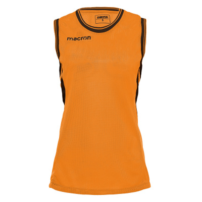 Майка спортивная MACRON POTASSIUM WOMAN SHIRT ORANGE/BLACK