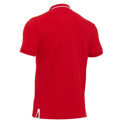 Поло парадное MACRON ZOUK POLO RED/WHITE