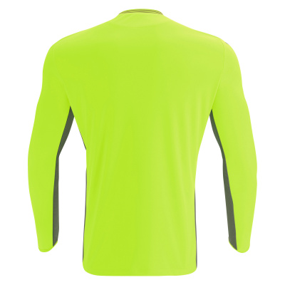 Футболка спортивная MACRON CANOPUS SHIRT LS NEON YELLOW/ANTHRACITE