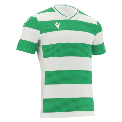 Футболка спортивная MACRON ALCYON ECO SHIRT WHITE/GREEN
