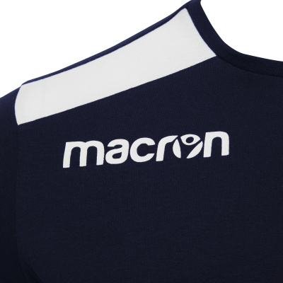 Футболка спортивная х/б MACRON FLUTE T-SHIRT NAVY/WHITE