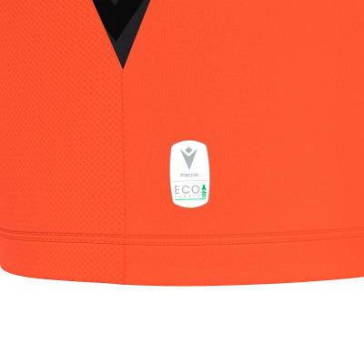 Футболка спортивная MACRON SCORPIO ECO SHIRT ORANGE/BLACK