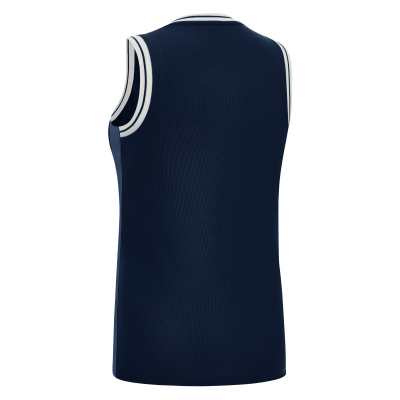 Майка спортивная MACRON TELLURIUM ECO WOMAN SHIRT NAVY/WHITE
